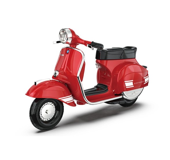 MINIATUR DIECAST MAINAN MOTOR 1976 VESPA 200 RALLY ORIGINAL LISENCED SKALA 1:18