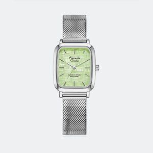 Classic Steel Ladies Band Quartz Silver Green Dial 24 mm x 34 mm AC8699LHBSSLE