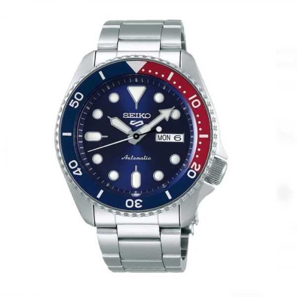 Seiko 5 Sports SRPD53K1 SKX Sports Style Pepsi Automatic Blue Dial Stainless Steel Strap